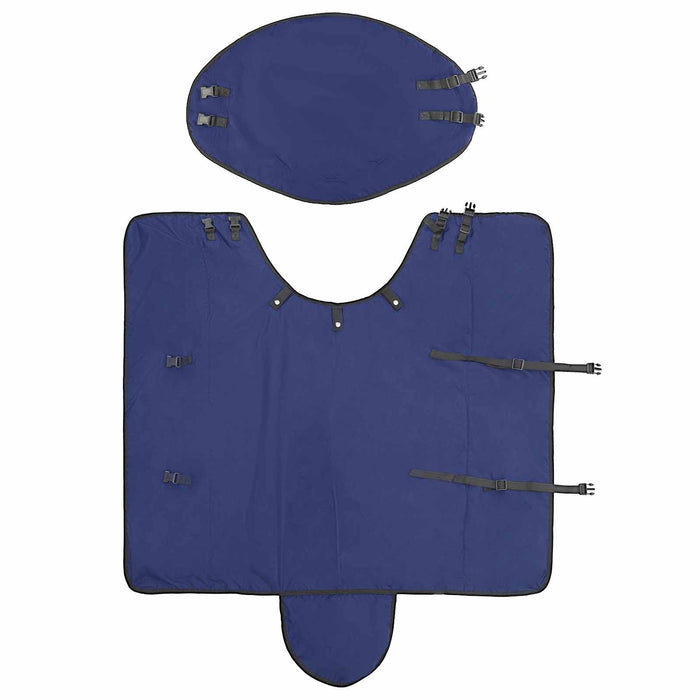 Pătură pentru cai Verde închis și negru 85 cm Poliester - WALTI WALTI