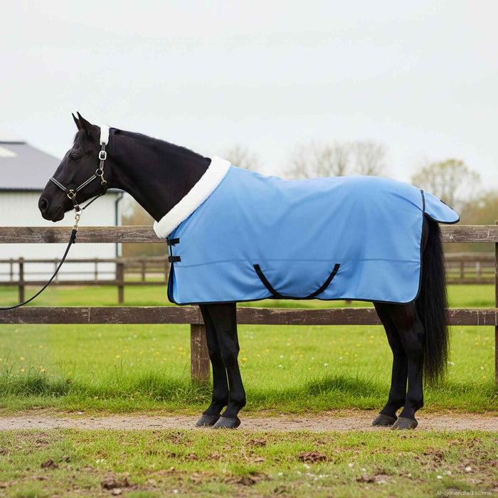Pătură pentru cai Aqua complet 165 cm Fleece polar - WALTI WALTI