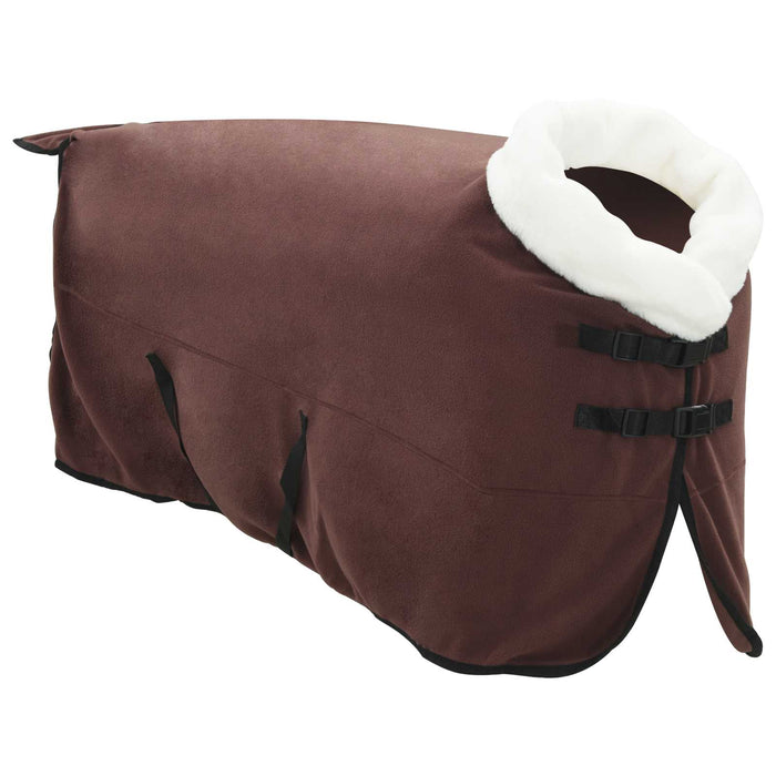 Pătură pentru cai Maro Întunecat Complet 155 cm Fleece polar - WALTI WALTI