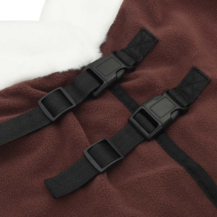 Pătură pentru cai Maro Întunecat Complet 165 cm Fleece polar - WALTI WALTI