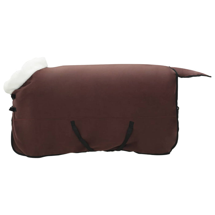 Pătură pentru cai Maro Întunecat Complet 165 cm Fleece polar - WALTI WALTI