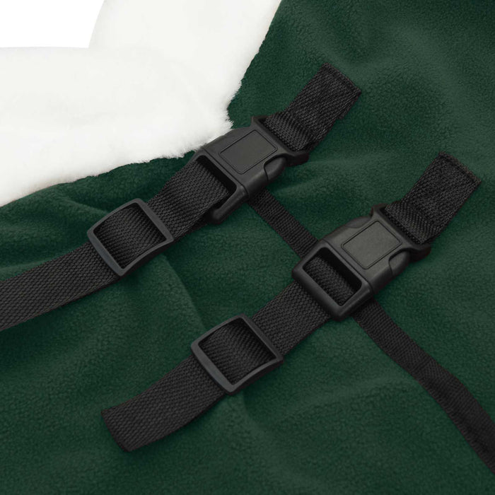 Pătură pentru cai Verde închis complet 75 cm Fleece polar - WALTI WALTI