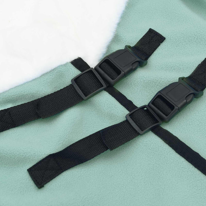 Pătură pentru cai Verde închis complet 85 cm Fleece polar - WALTI WALTI