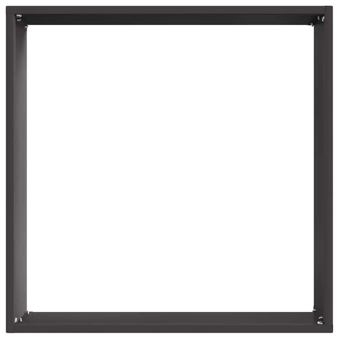 Margine pentru gazon Negru 40 x 40 x 13 cm Oțel - WALTI WALTI