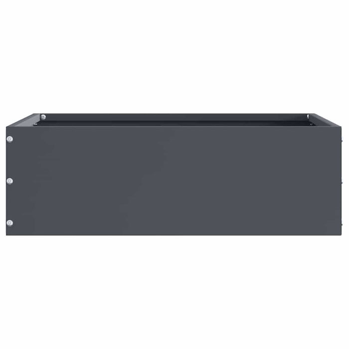 Margine pentru gazon 6 pcs Antracit 40 x 40 x 13 cm Oțel - WALTI WALTI