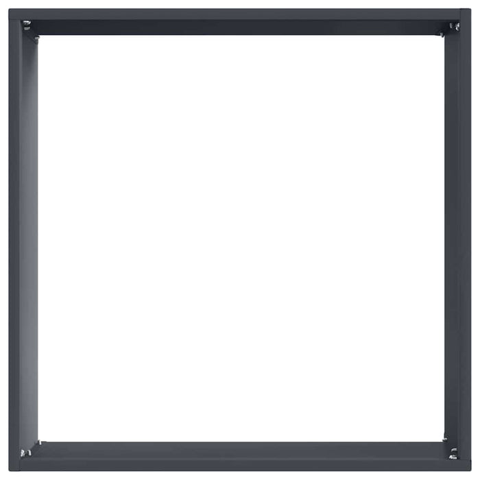 Margine pentru gazon 6 pcs Antracit 40 x 40 x 13 cm Oțel - WALTI WALTI