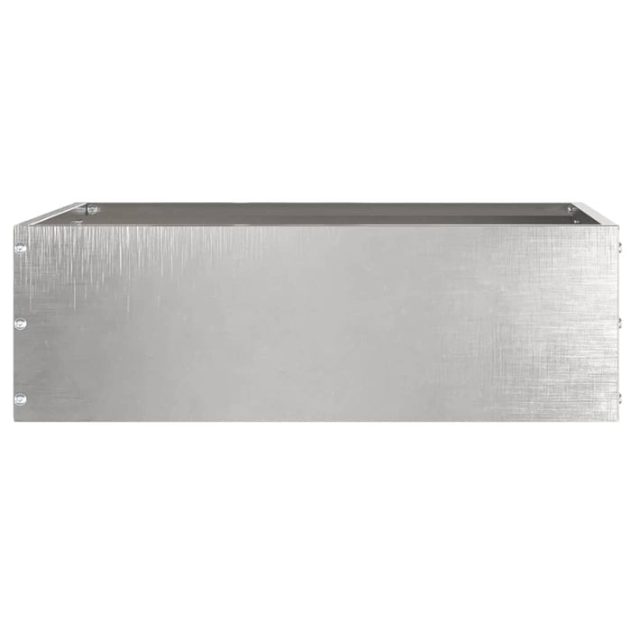Margine pentru gazon Argintiu 40 x 40 x 13 cm Oţel inoxidabil - WALTI WALTI