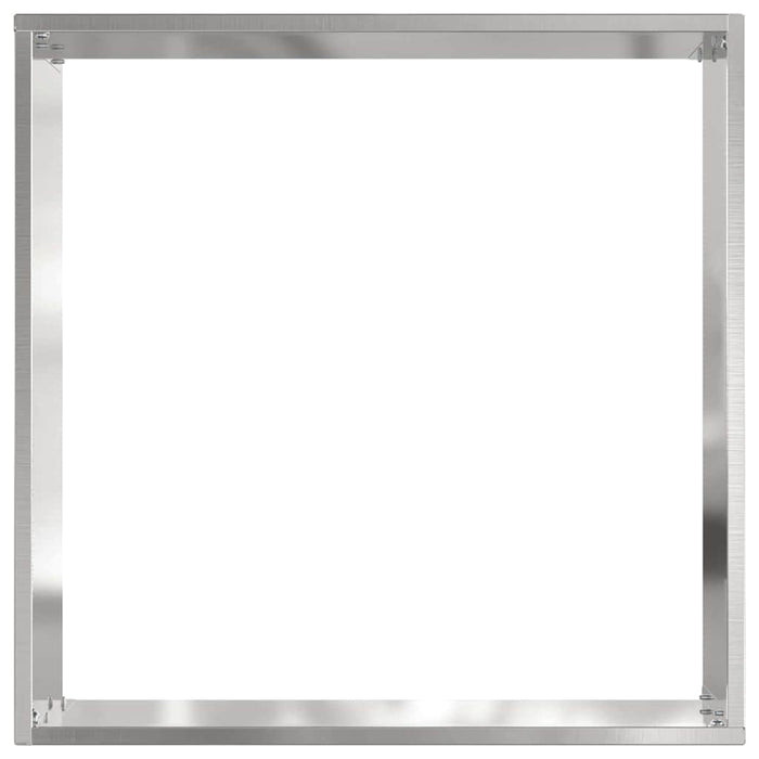 Margine pentru gazon Argintiu 40 x 40 x 13 cm Oţel inoxidabil - WALTI WALTI
