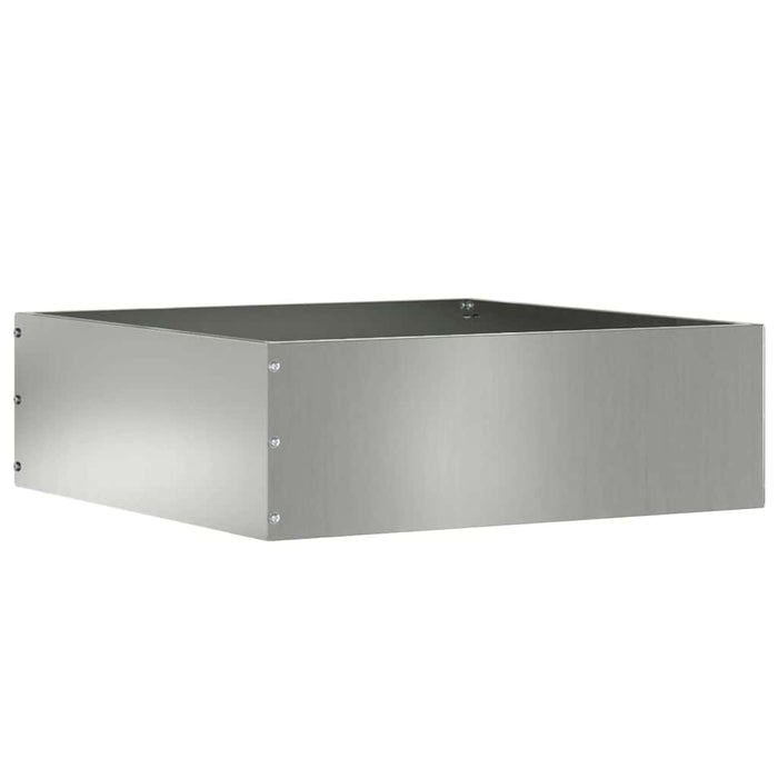 Margine pentru gazon Argintiu 40 x 40 x 13 cm Oțel Galvanizat - WALTI WALTI