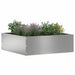 Margine pentru gazon Argintiu 40 x 40 x 13 cm Oțel Galvanizat - WALTI WALTI