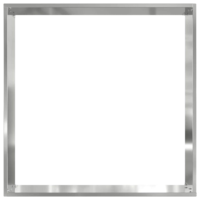 Margine pentru gazon Argintiu 40 x 40 x 13 cm Oțel Galvanizat - WALTI WALTI
