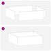 Margine pentru gazon 6 pcs Ruginit 40 x 40 x 13 cm - WALTI WALTI