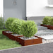 Margine pentru gazon 6 pcs Ruginit 40 x 40 x 13 cm - WALTI WALTI