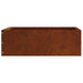 Margine pentru gazon 6 pcs Ruginit 40 x 40 x 13 cm - WALTI WALTI