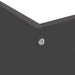 Margine pentru gazon 6 pcs Negru 50 x 50 x 13 cm Oțel - WALTI WALTI