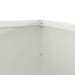 Margine pentru gazon Alb 50 x 50 x 13 cm Oțel - WALTI WALTI