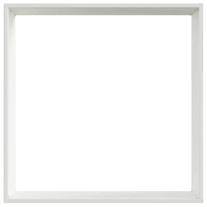 Margine pentru gazon Alb 50 x 50 x 13 cm Oțel - WALTI WALTI