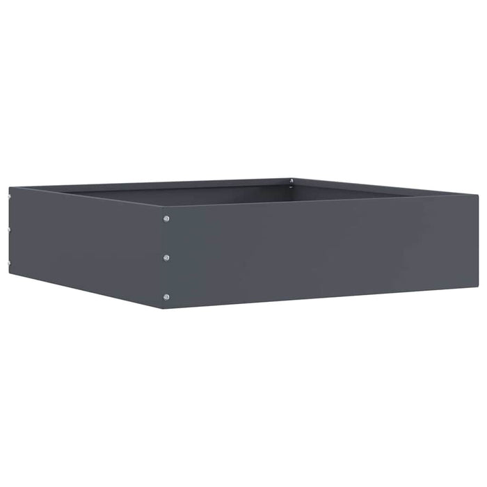 Margine pentru gazon Antracit 50 x 50 x 13 cm Oțel - WALTI WALTI