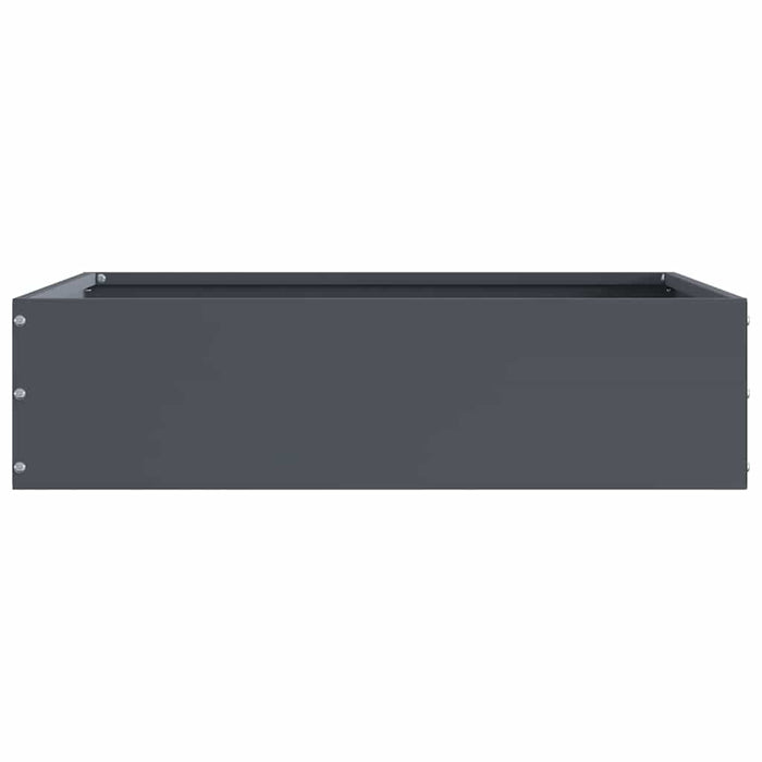 Margine pentru gazon 6 pcs Antracit 50 x 50 x 13 cm Oțel - WALTI WALTI