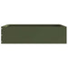 Margine pentru gazon 6 pcs Verde măsliniu 50 x 50 x 13 cm Oțel - WALTI WALTI