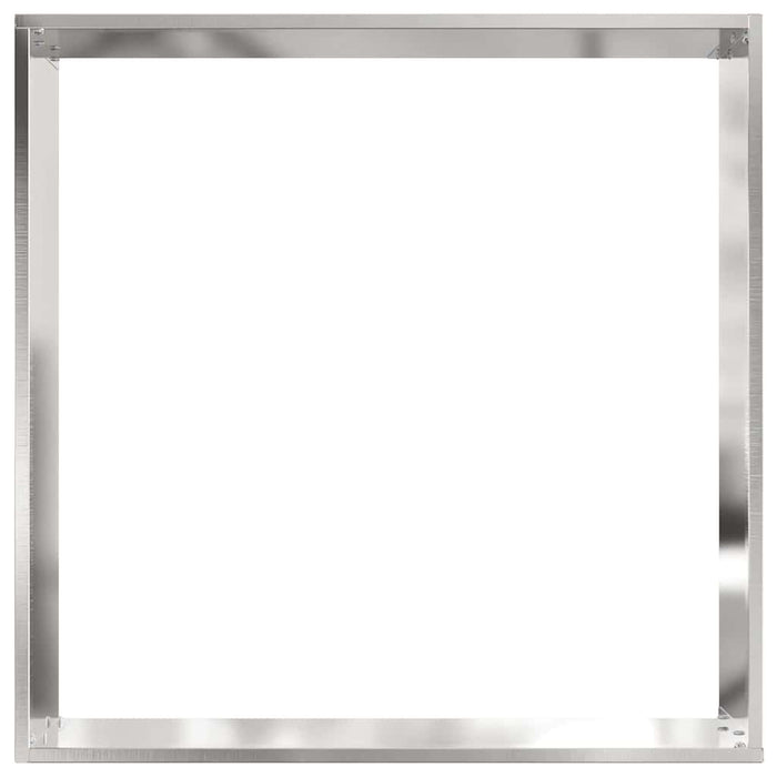 Margine pentru gazon Argintiu 50 x 50 x 13 cm Oţel inoxidabil - WALTI WALTI