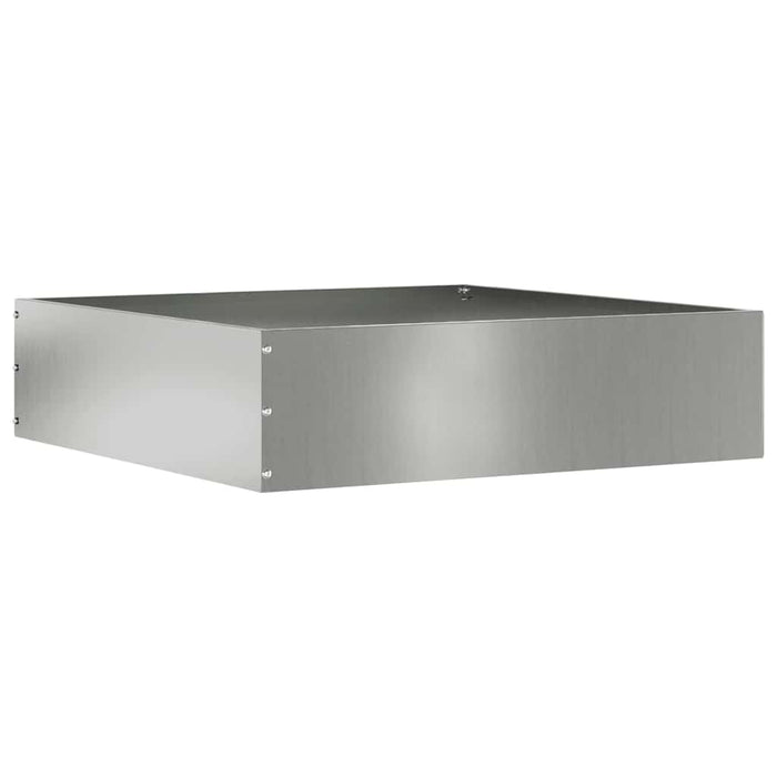 Margine pentru gazon Argintiu 50 x 50 x 13 cm Oțel Galvanizat - WALTI WALTI
