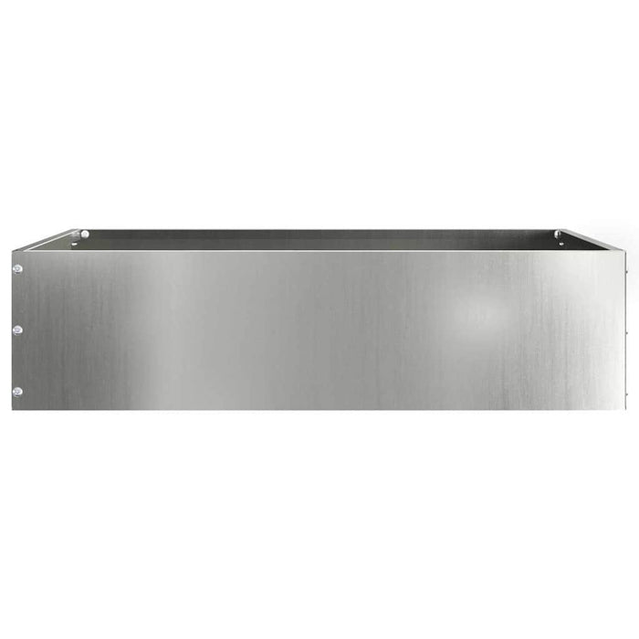 Margine pentru gazon Argintiu 50 x 50 x 13 cm Oțel Galvanizat - WALTI WALTI