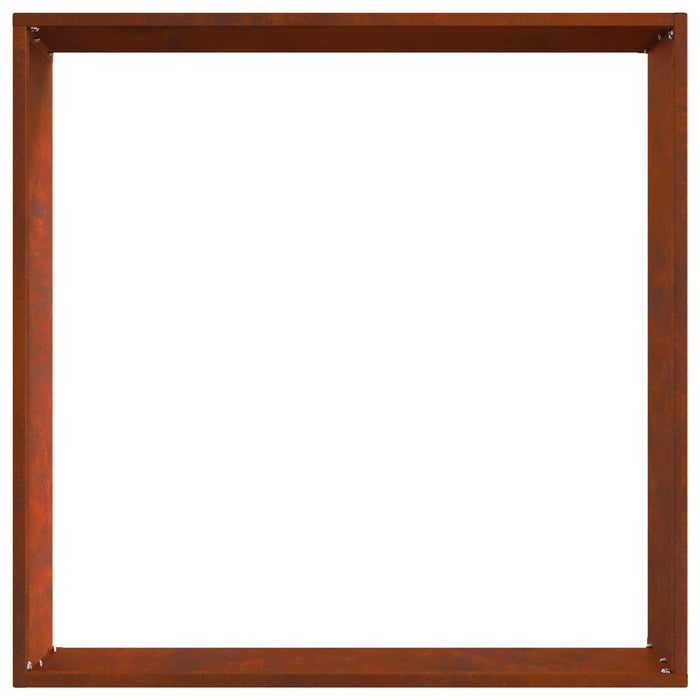 Margine pentru gazon Ruginit 50 x 50 x 13 cm - WALTI WALTI