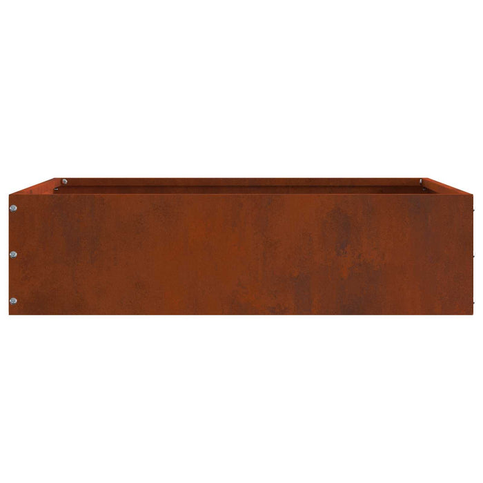 Margine pentru gazon 6 pcs Ruginit 50 x 50 x 13 cm - WALTI WALTI