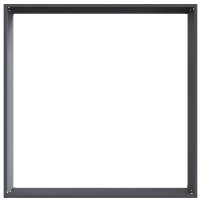 Margine pentru gazon Antracit 60 x 60 x 13 cm Oțel - WALTI WALTI