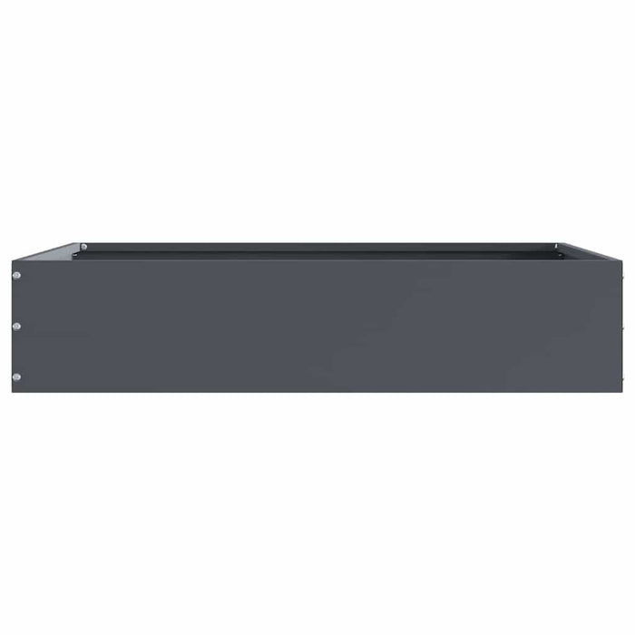 Margine pentru gazon 6 pcs Antracit 60 x 60 x 13 cm Oțel - WALTI WALTI