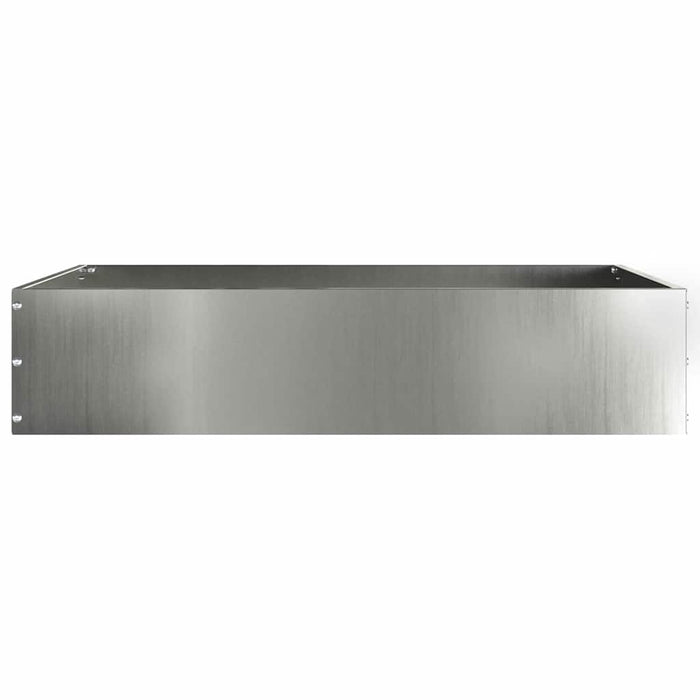 Margine pentru gazon Argintiu 60 x 60 x 13 cm Oțel Galvanizat - WALTI WALTI