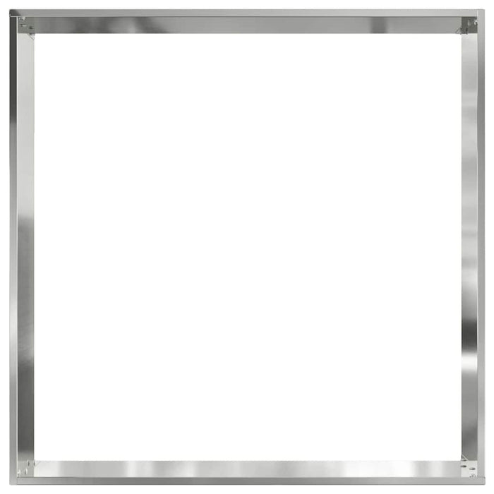 Margine pentru gazon Argintiu 60 x 60 x 13 cm Oțel Galvanizat - WALTI WALTI