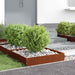 Margine pentru gazon Ruginit 60 x 60 x 13 cm - WALTI WALTI