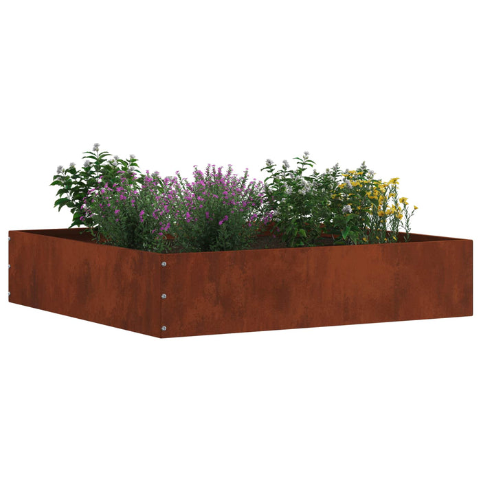 Margine pentru gazon Ruginit 60 x 60 x 13 cm - WALTI WALTI