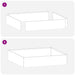Margine pentru gazon 6 pcs Ruginit 60 x 60 x 13 cm - WALTI WALTI