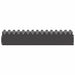 Borduri pentru gazon 20 pcs Negru 103 x 0,05 x 22 cm Oțel - WALTI WALTI