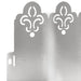 Borduri pentru gazon 10 pcs Argintiu 103 x 0,05 x 22 cm - WALTI WALTI