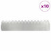 Borduri pentru gazon 10 pcs Argintiu 103 x 0,05 x 22 cm - WALTI WALTI