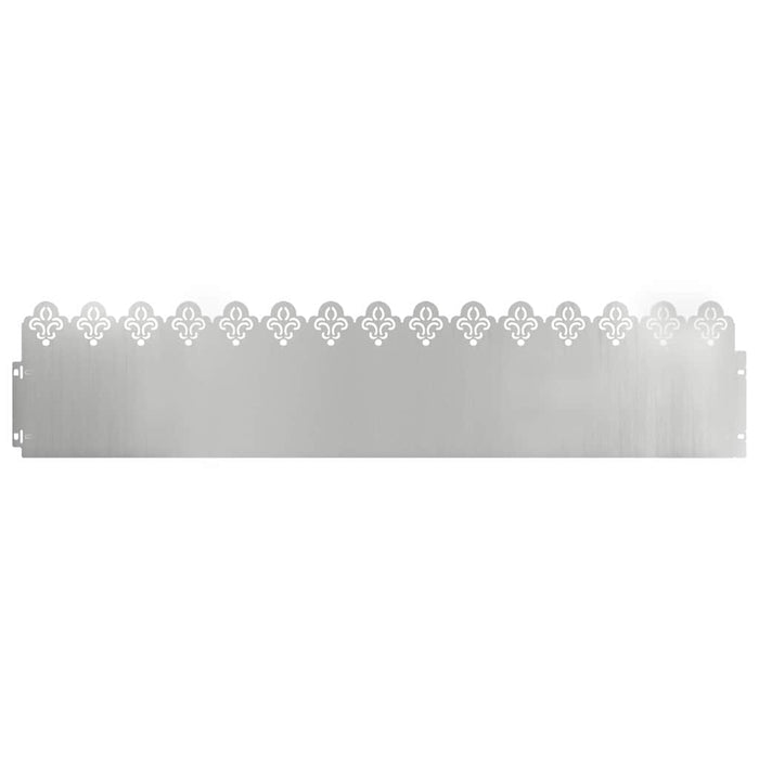 Borduri pentru gazon 30 pcs Argintiu 103 x 0,05 x 22 cm - WALTI WALTI
