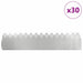 Borduri pentru gazon 30 pcs Argintiu 103 x 0,05 x 22 cm - WALTI WALTI
