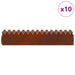 Borduri pentru gazon 10 pcs Ruginit 103 x 0,05 x 22 cm - WALTI WALTI