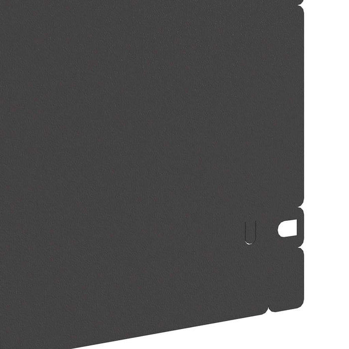 Borduri pentru gazon 30 pcs Negru 103 x 0,05 x 22 cm Oțel - WALTI WALTI