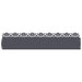 Borduri pentru gazon 10 pcs Antracit 103 x 0,05 x 22 cm Oțel - WALTI WALTI