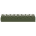 Borduri pentru gazon 20 pcs Verde măsliniu 103 x 0,05 x 22 cm - WALTI WALTI