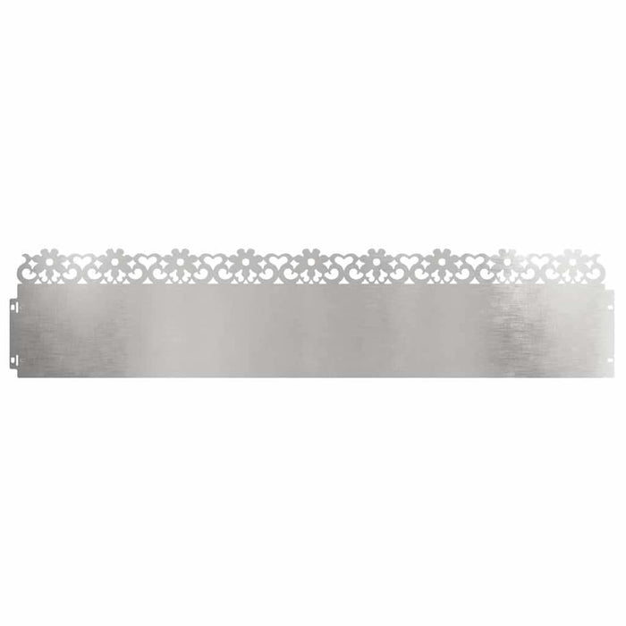 Borduri pentru gazon 20 pcs Argintiu 103 x 0,05 x 22 cm - WALTI WALTI