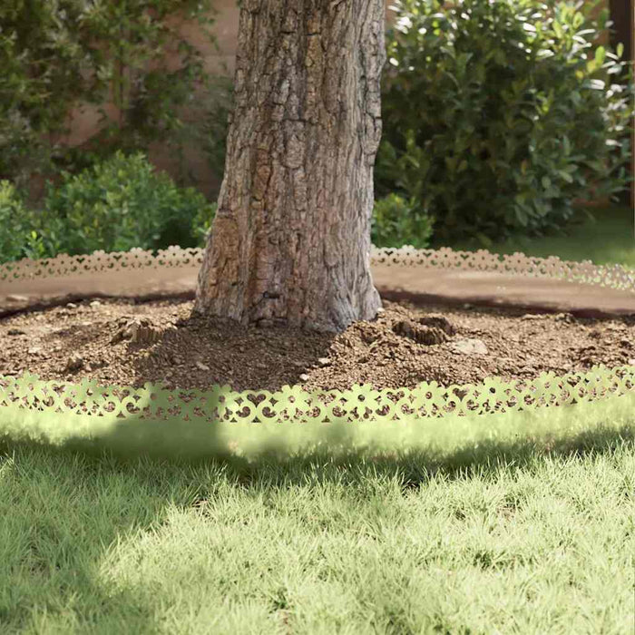 Borduri pentru gazon 20 pcs Argintiu 103 x 0,05 x 22 cm - WALTI WALTI