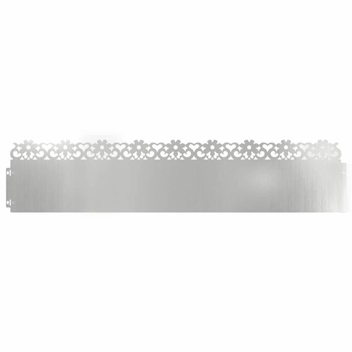 Borduri pentru gazon 20 pcs Argintiu 103 x 0,05 x 22 cm - WALTI WALTI