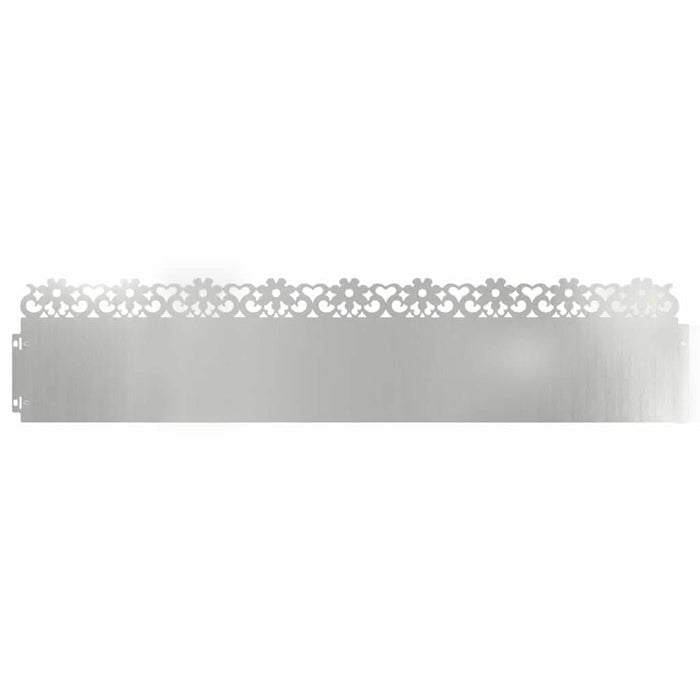 Borduri pentru gazon 30 pcs Argintiu 103 x 0,05 x 22 cm - WALTI WALTI