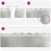 Borduri pentru gazon 30 pcs Argintiu 103 x 0,05 x 22 cm - WALTI WALTI